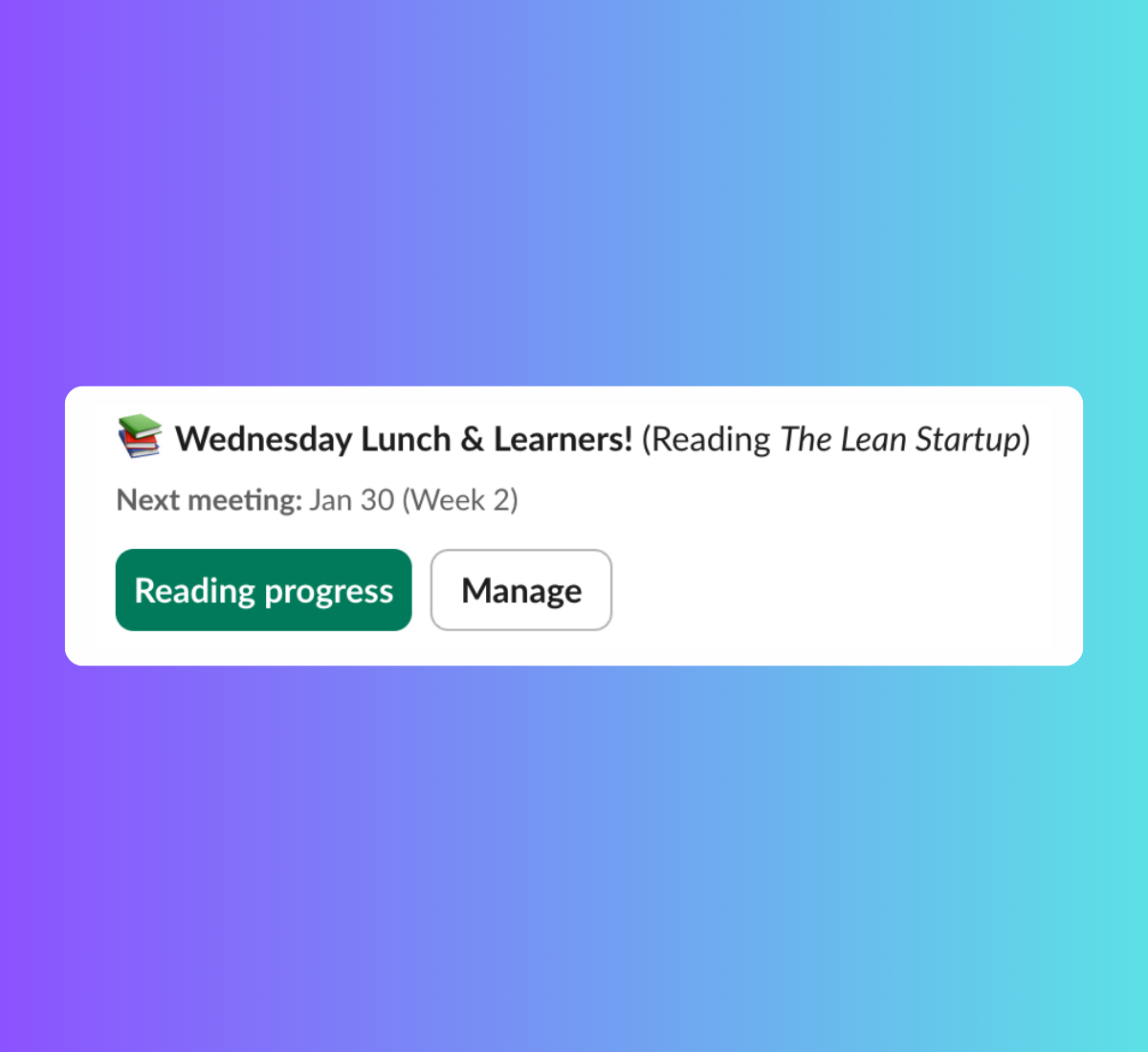 Book Club Buddy app showing create book club flow